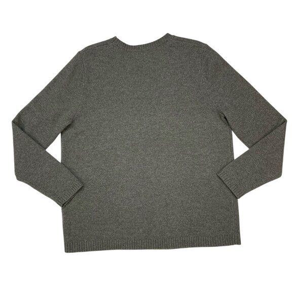 Seasalt Cornwall Polreath Jumper Wool Sweater UK 18 US XL Gray Long Sleeve Crew - Picture 11 of 12